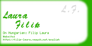 laura filip business card